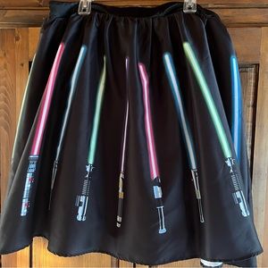 Her Universe Star Wars Lightsabers Skirt 2X